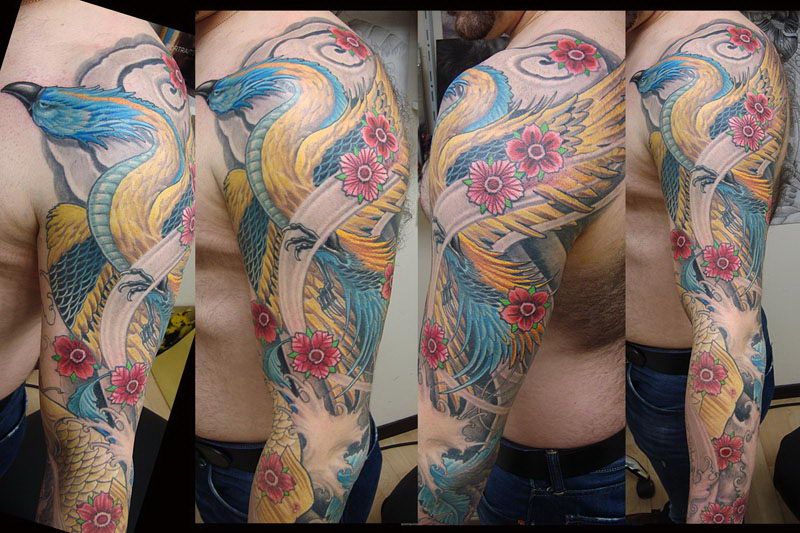 Les tatouages couleur de Greg MDS Monkey